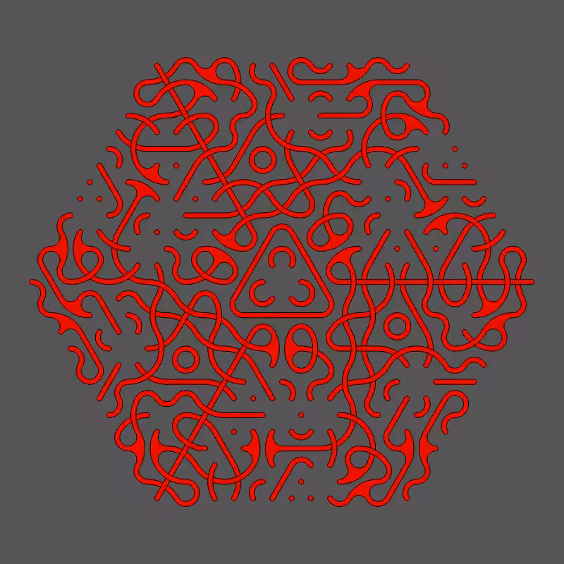 Threefold Symmetry - Dark Variations #384