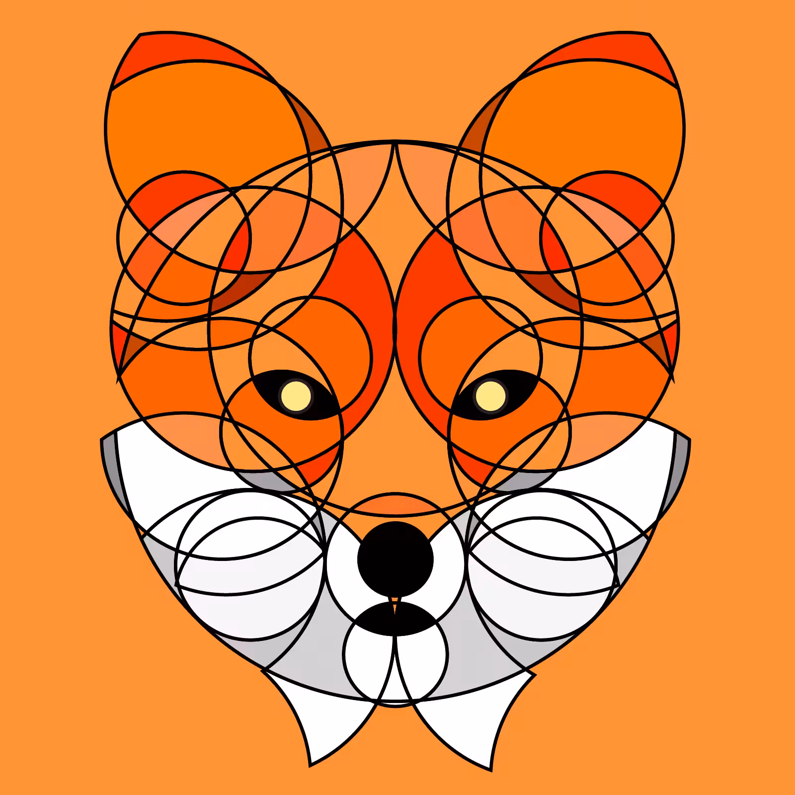 Animal Circle Illustration #001