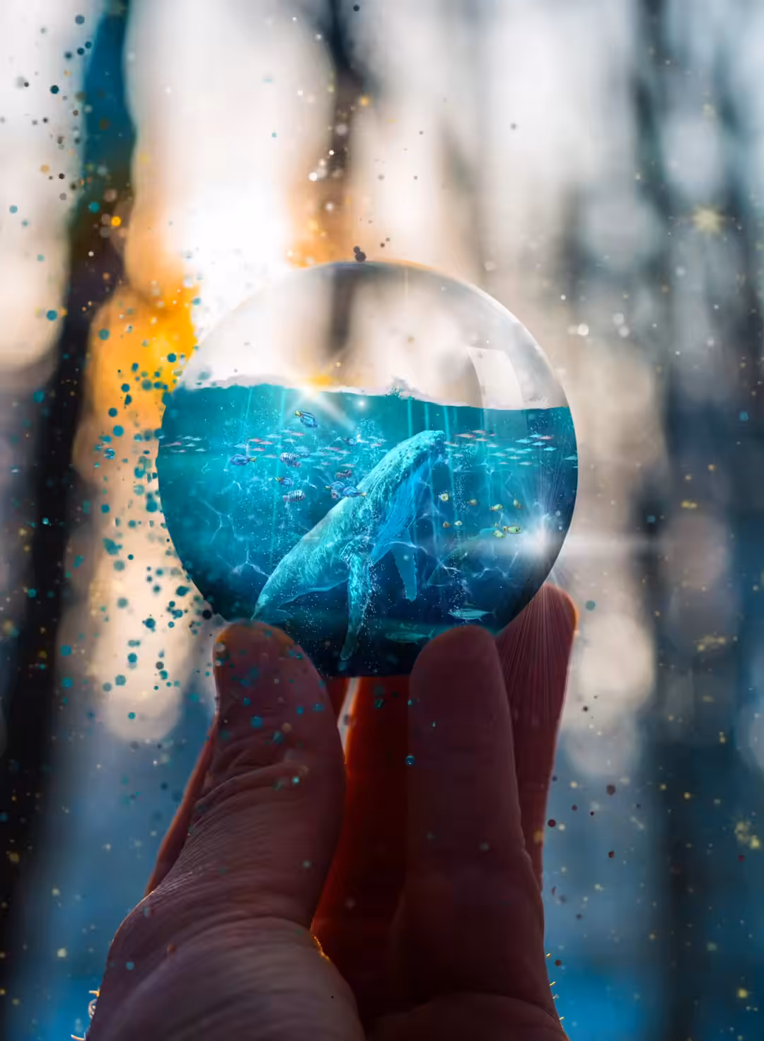 Crystal Whale Watching in Motion