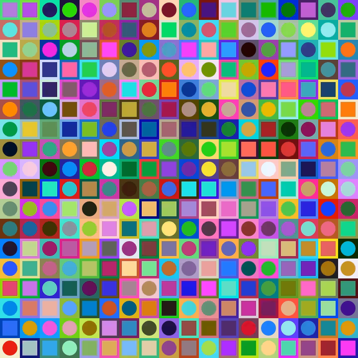 Square Dot Composition #127
