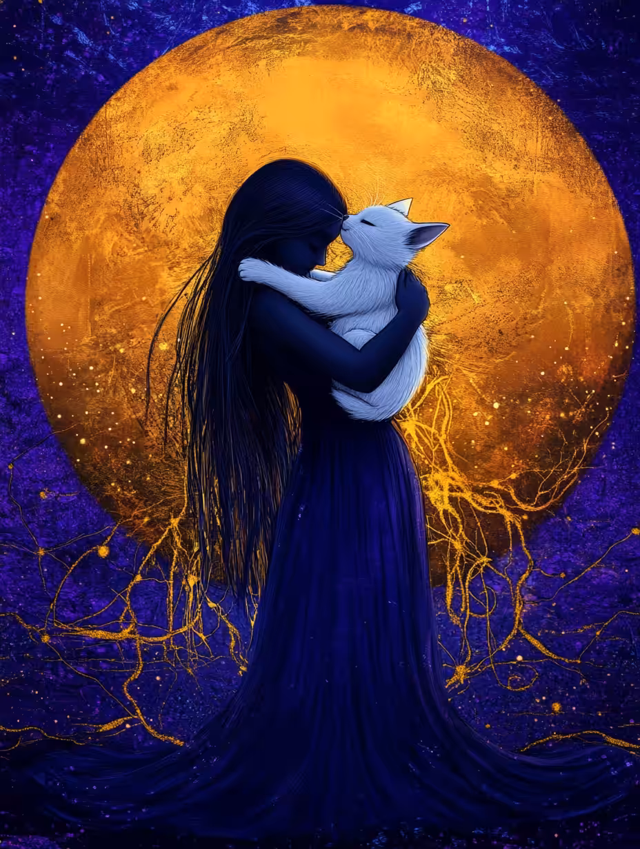 Moonlit Purrs