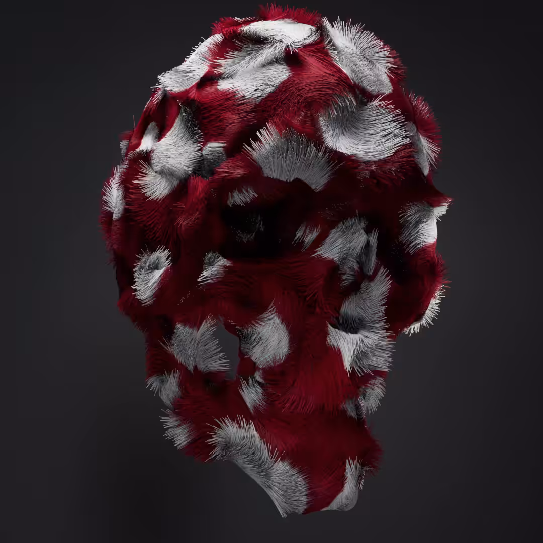 Curly Skull #02