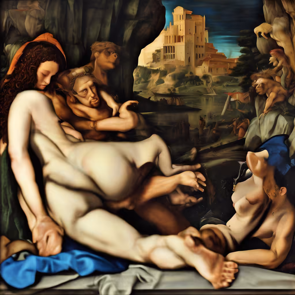 Study VI for an AI Altarpiece