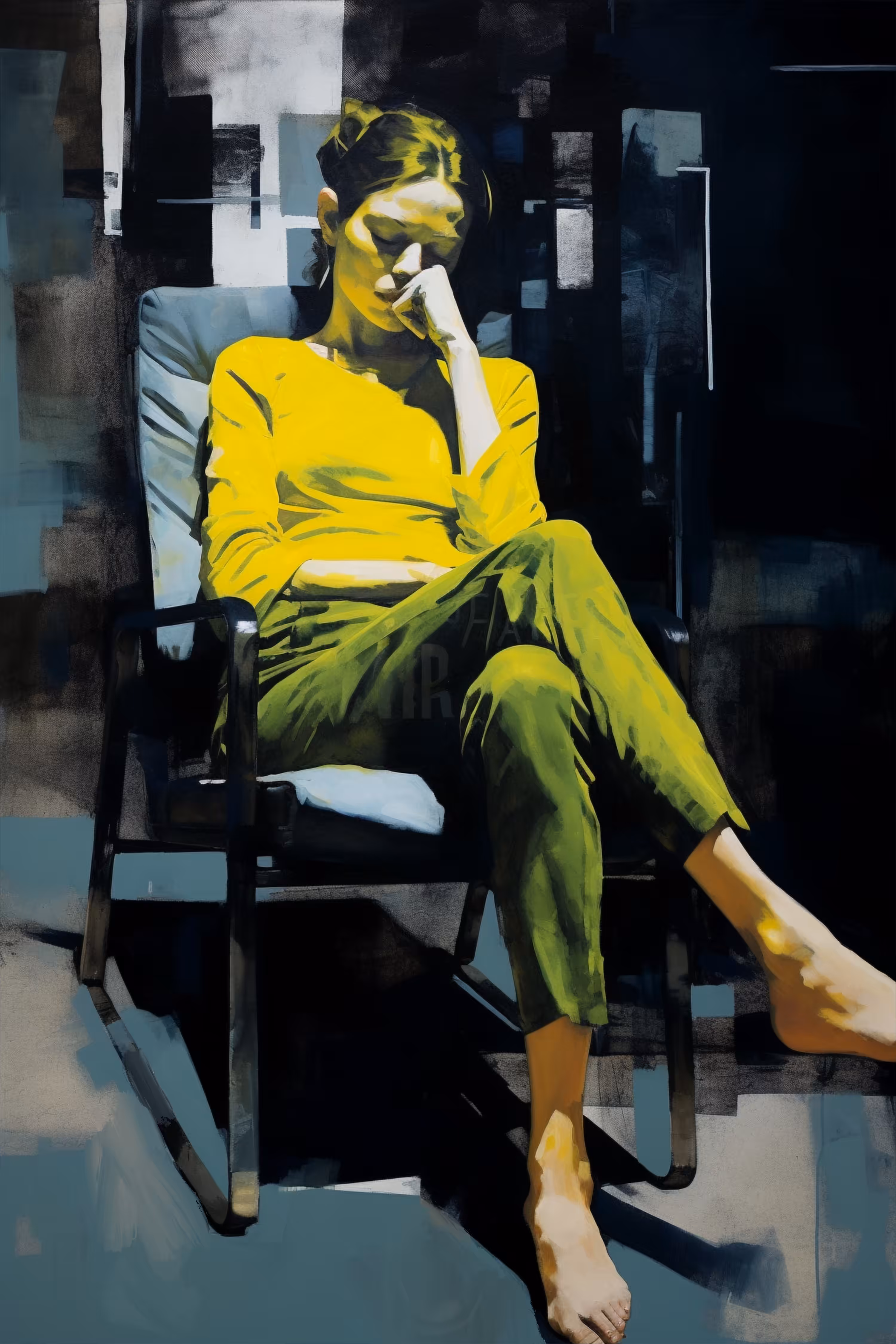 Tired woman #4