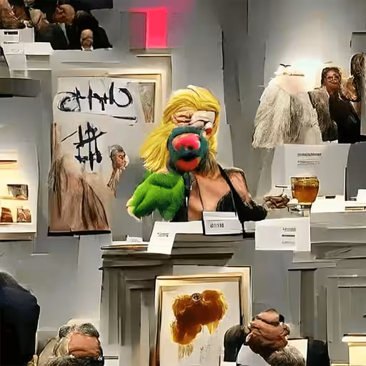 shaking my tits and smoking meth at Christie's Auction House
