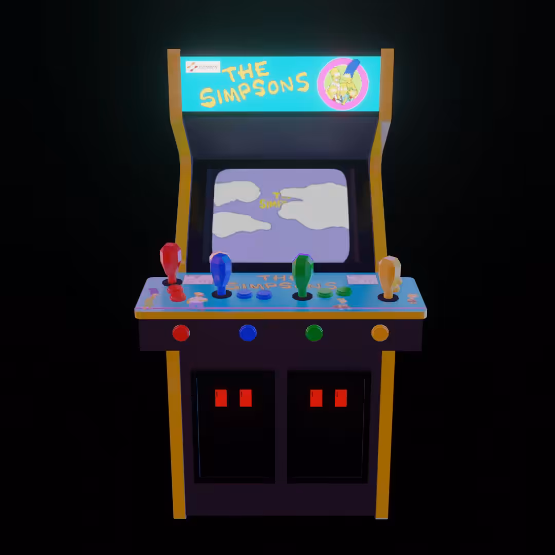 Trashy Minicades - The Simpsons Arcade