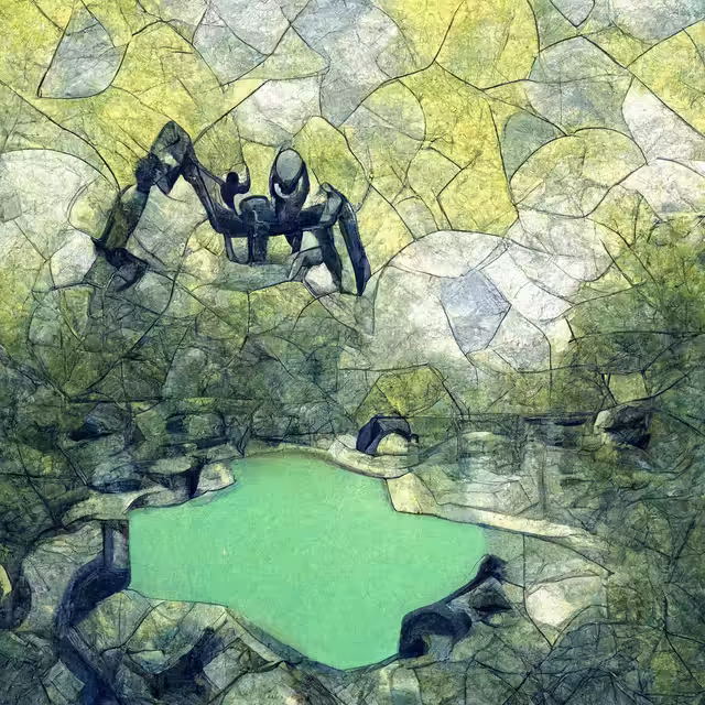 Spiderbot Pond Study