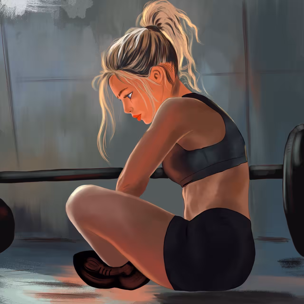 Strong girl