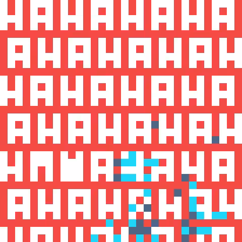 HAHA 02 (red/white)