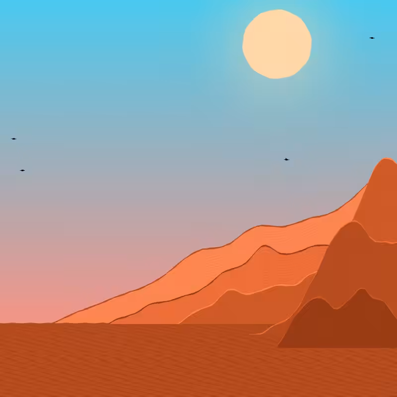 Painted Mountain Sunset #28