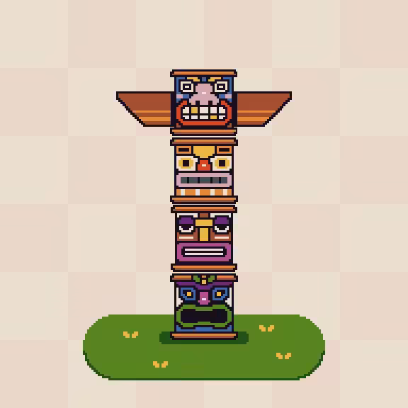 Tiki Totem #8