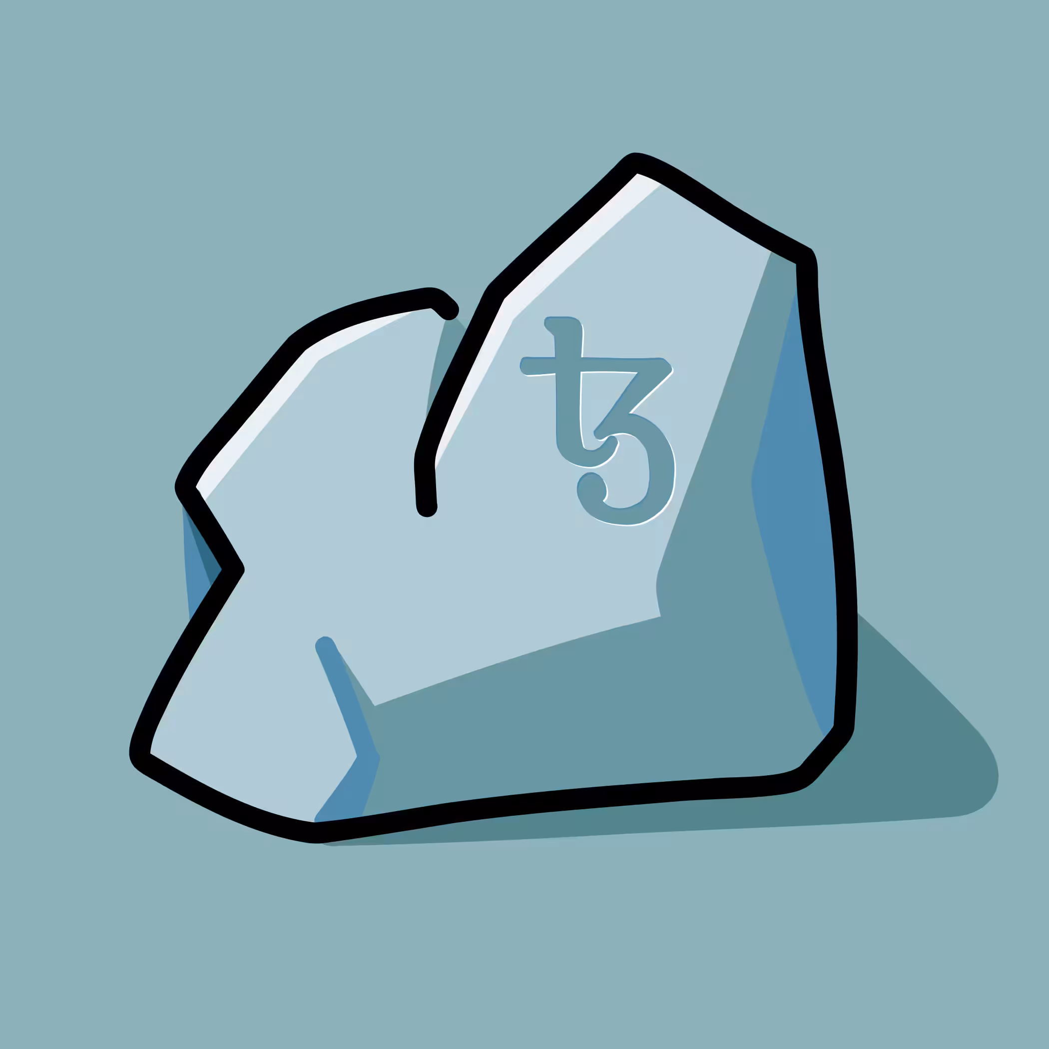 Tezos Rock Cyan