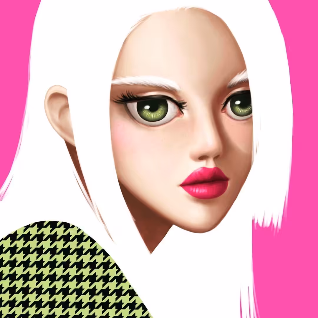 Albino Girl
