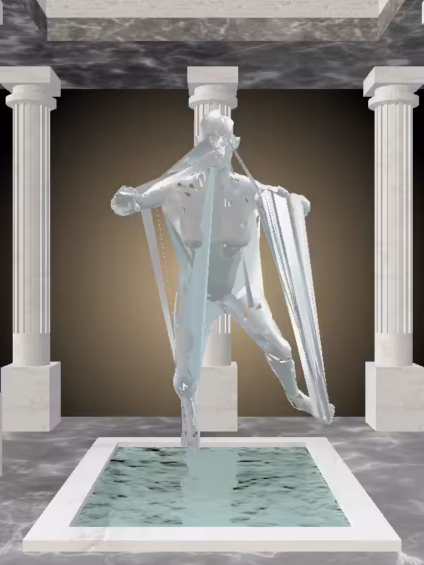 HeavenComputer: The Treading Water Chronos Chrome Woman #1751