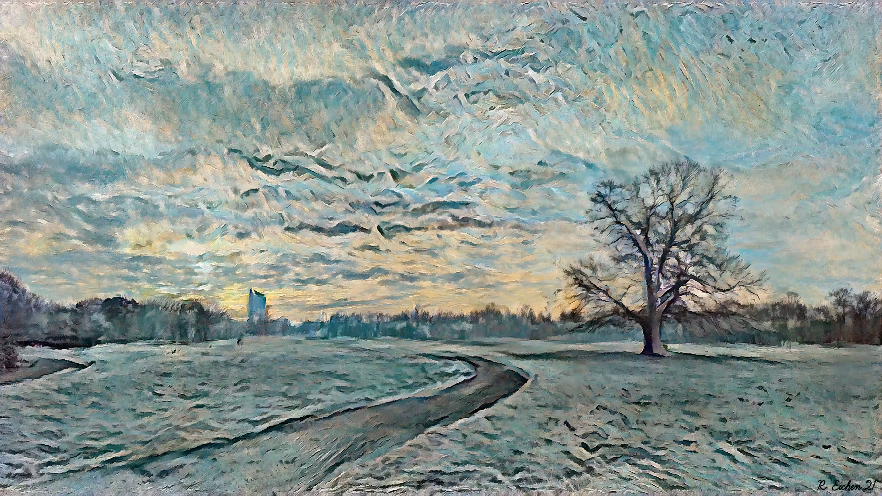 Winter park landscape I