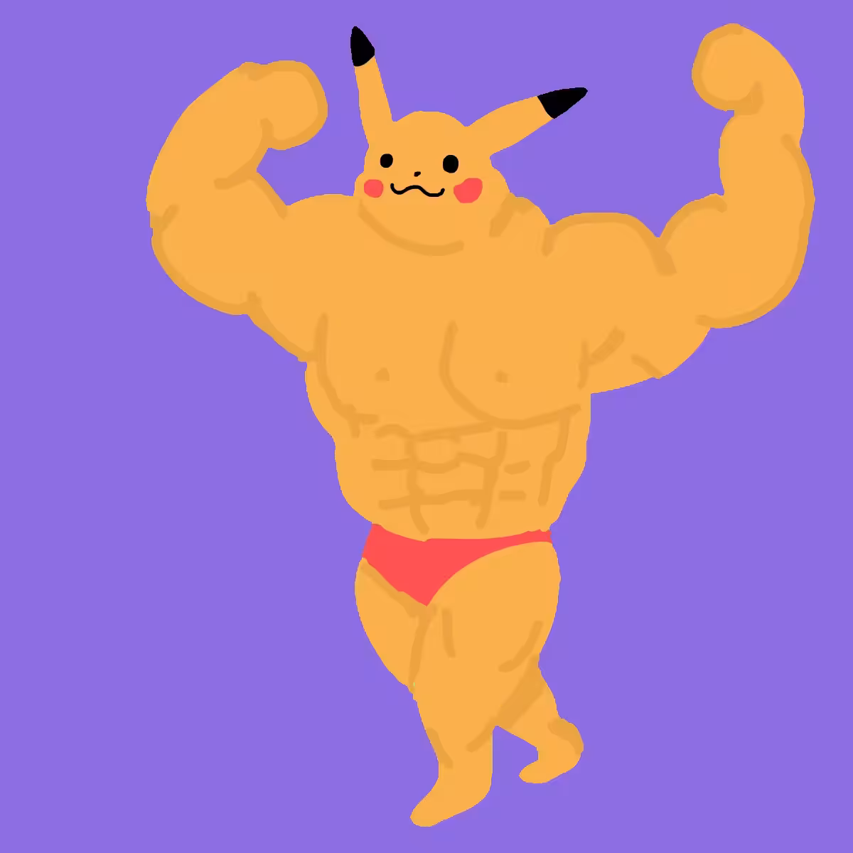 pumped pikachu