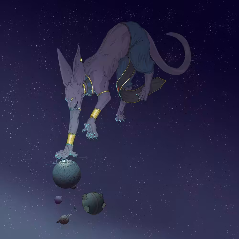 All Hail Lord Beerus Destroyer of Worlds
