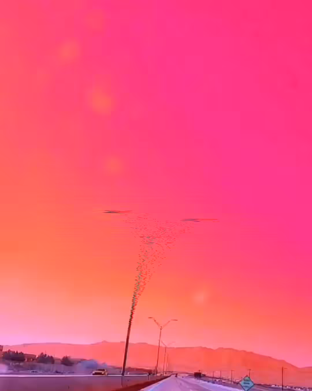 Drive Through Glitch Desert 