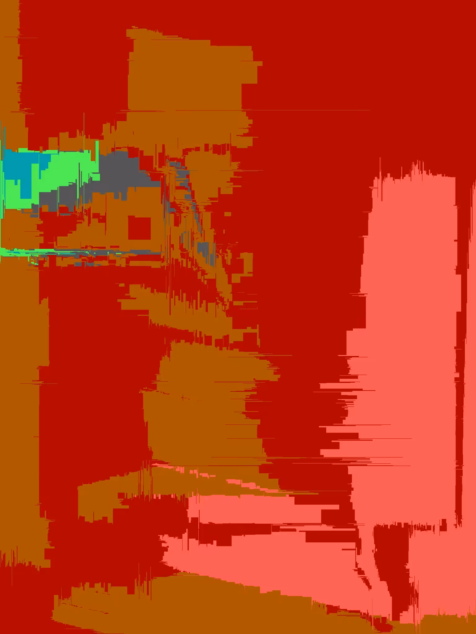 A gesture in response to nothing