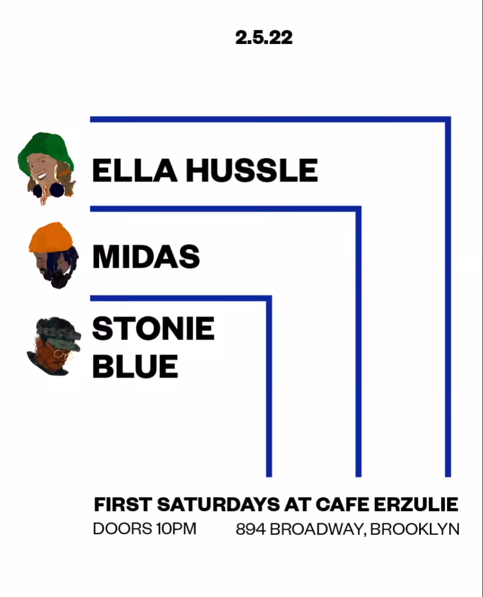 First Saturdays at Cafe Erzulie (February 5th, 2022)