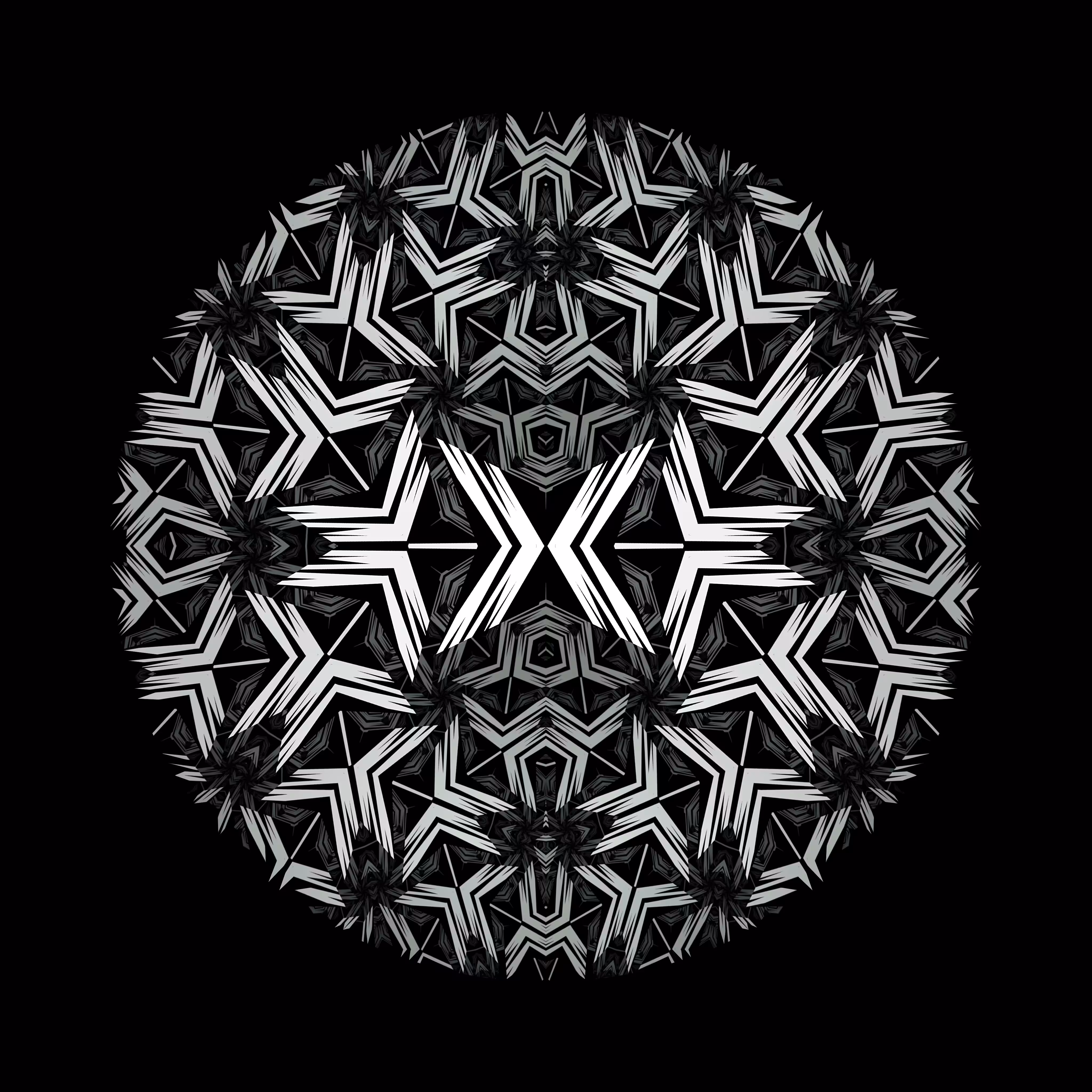 Autotroph #29 (Circle Limit Woodcut)
