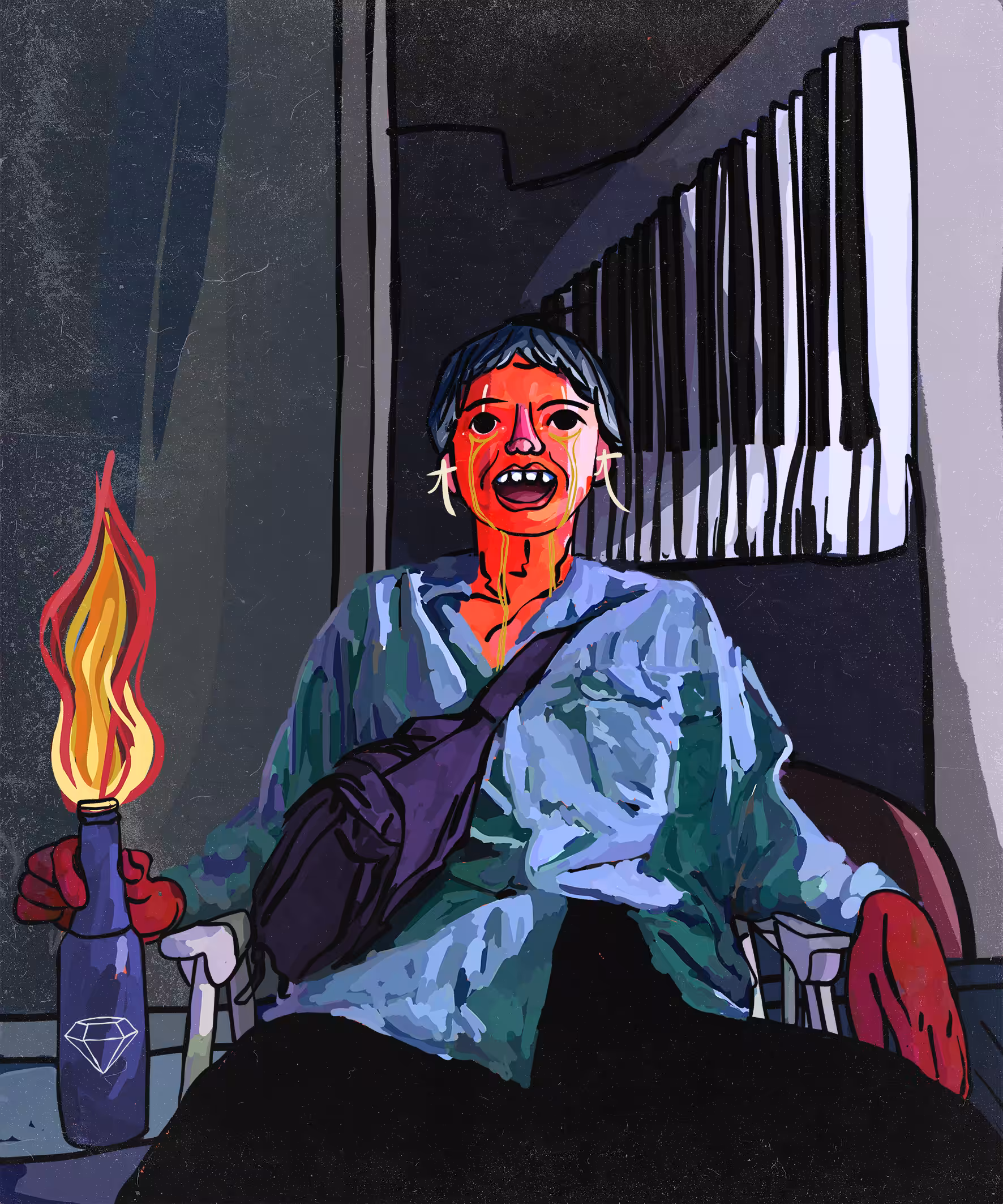 Bonfire Clown
