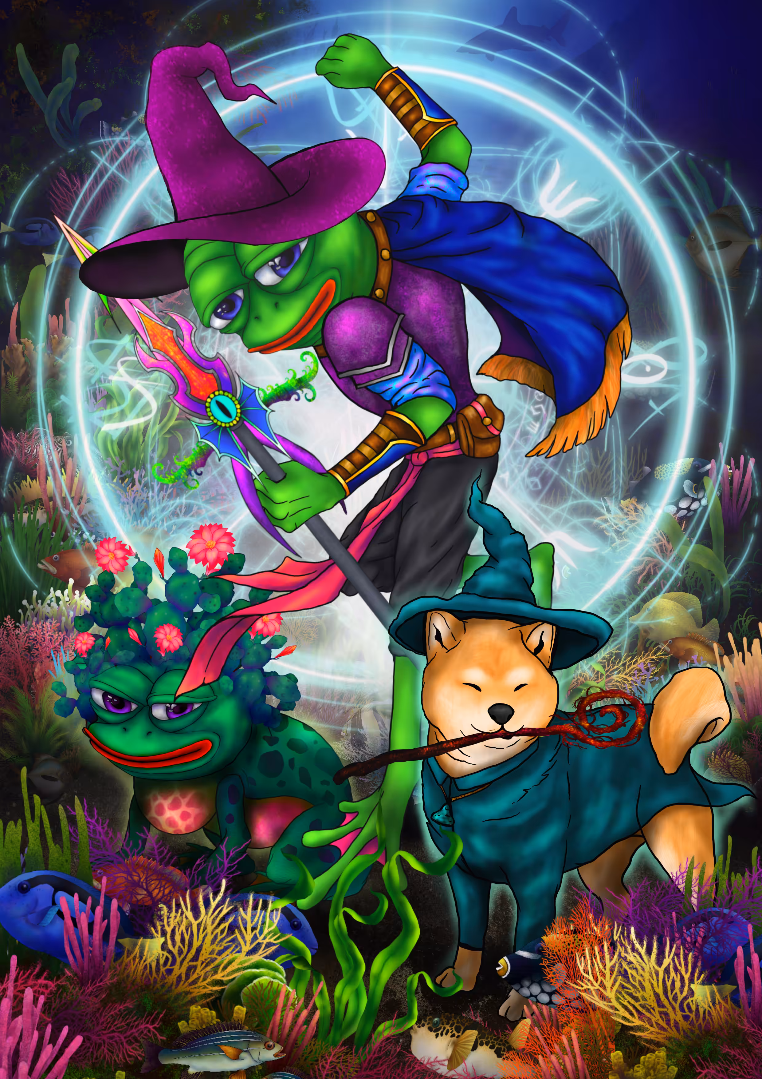 PEPE warrior and partner