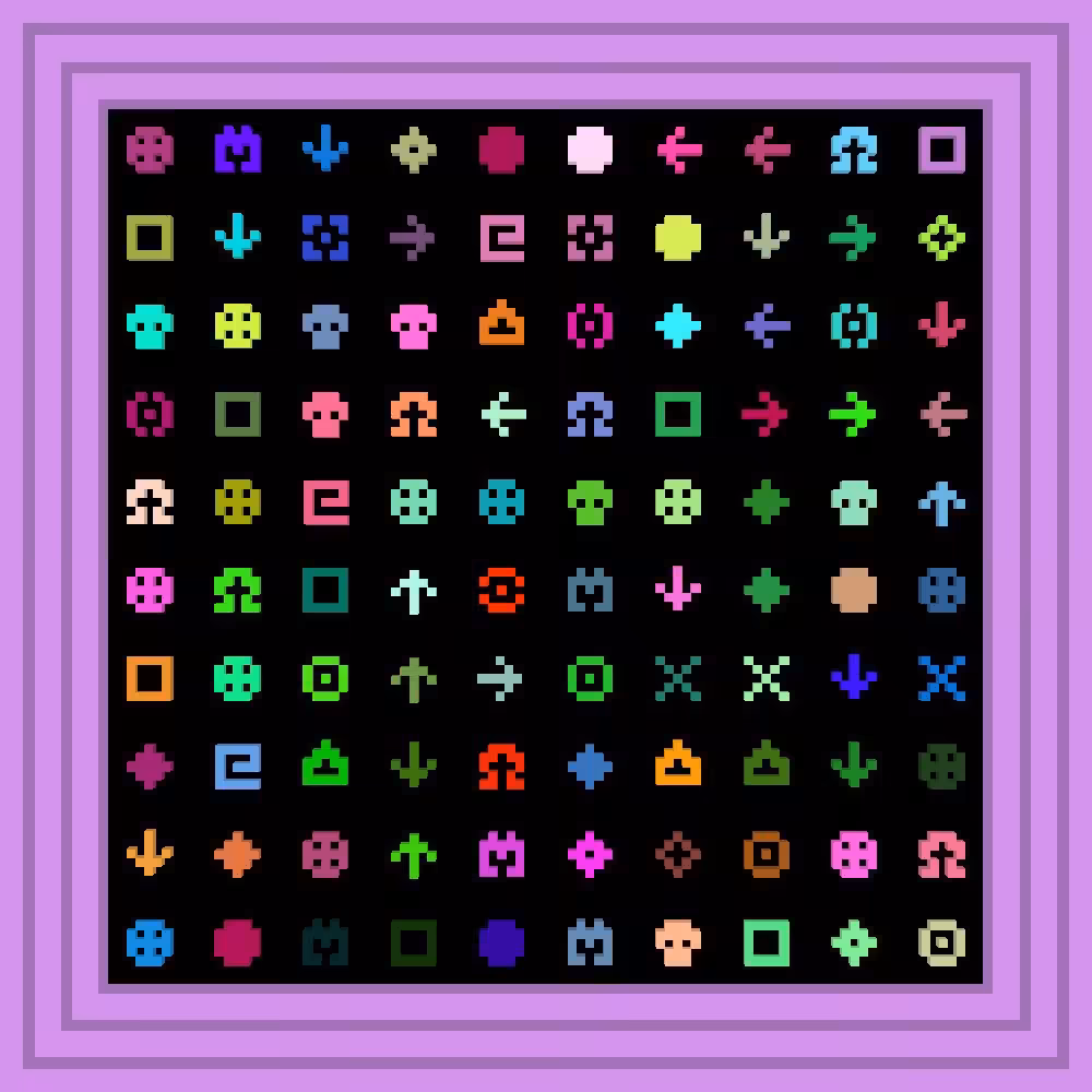 vandals stole the handles :: Procedural Symbols #185/1000