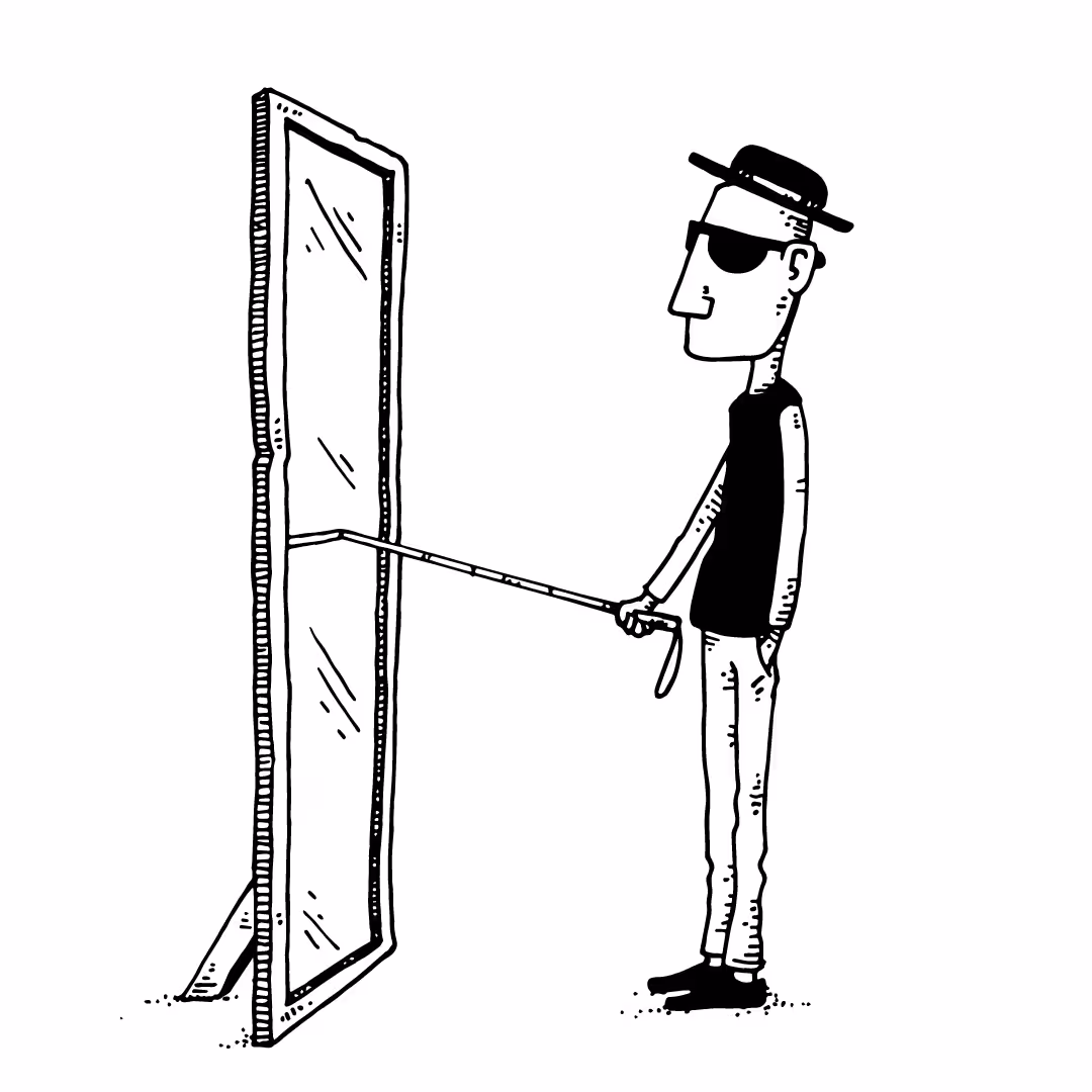 The sadness of the mirror no one looked at