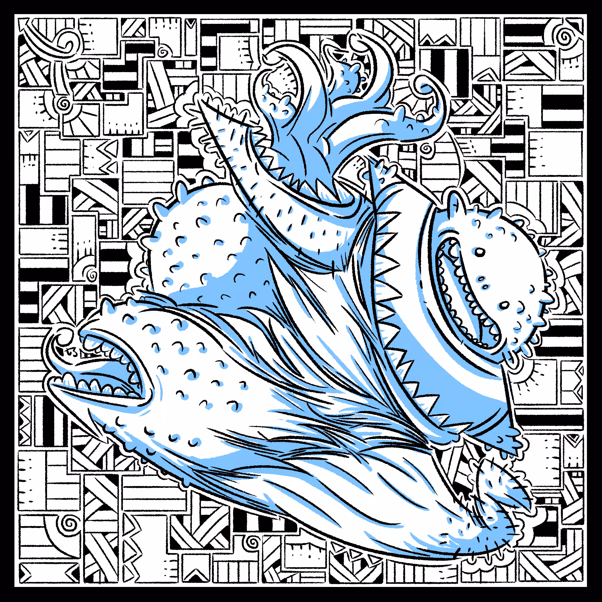 Creature 024 Lineart