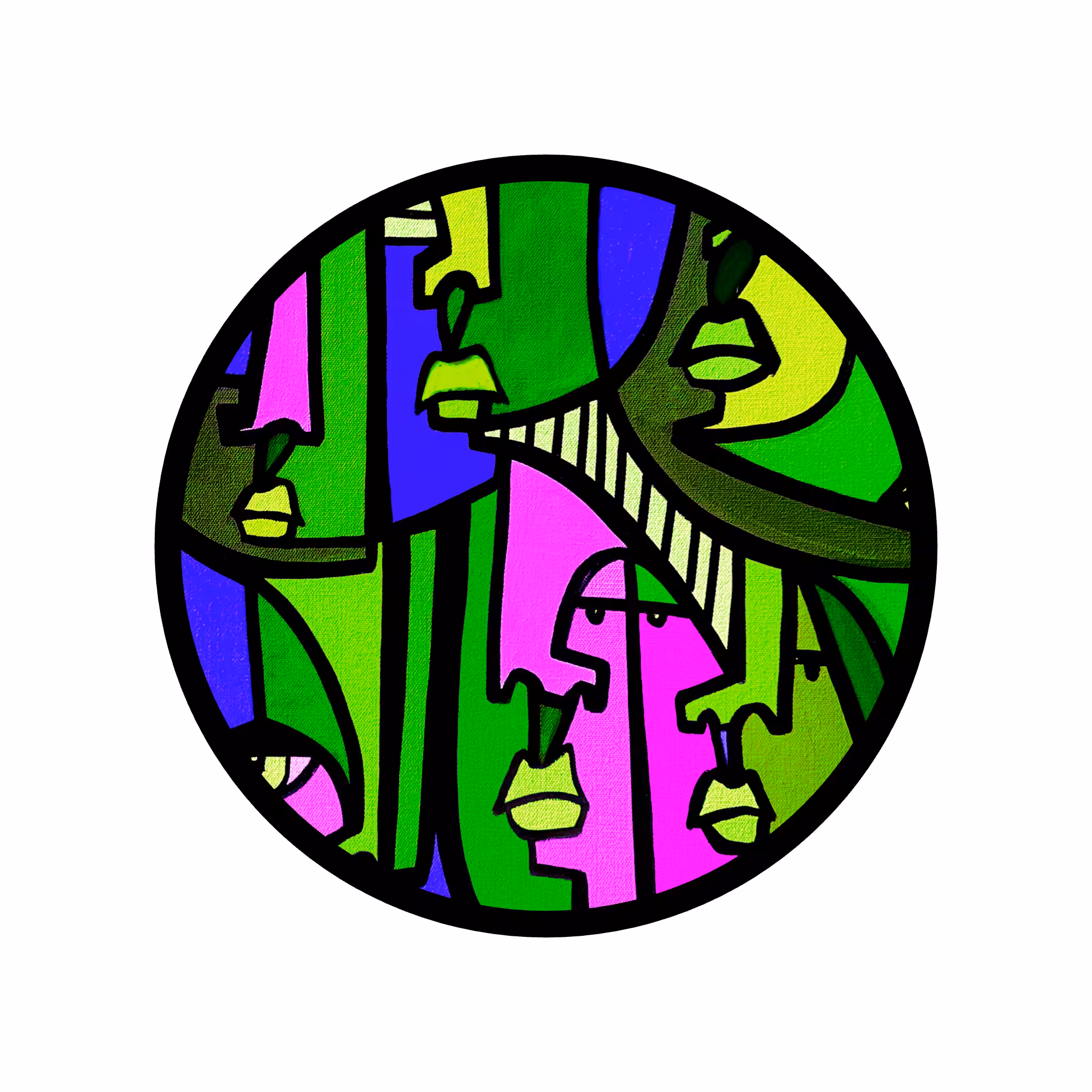 Cubist Circle 139