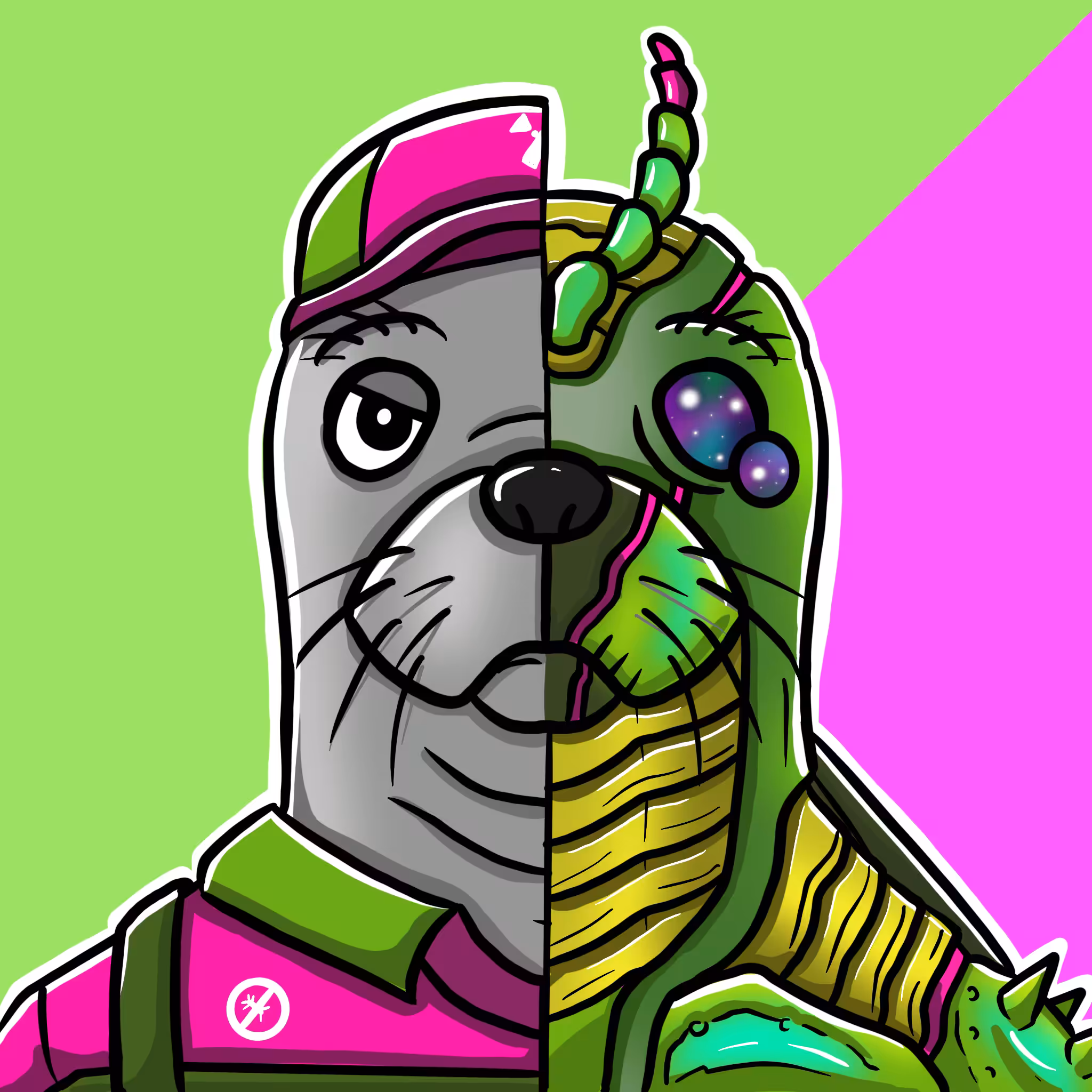 Mirror Zoo: Seal / Space Insect