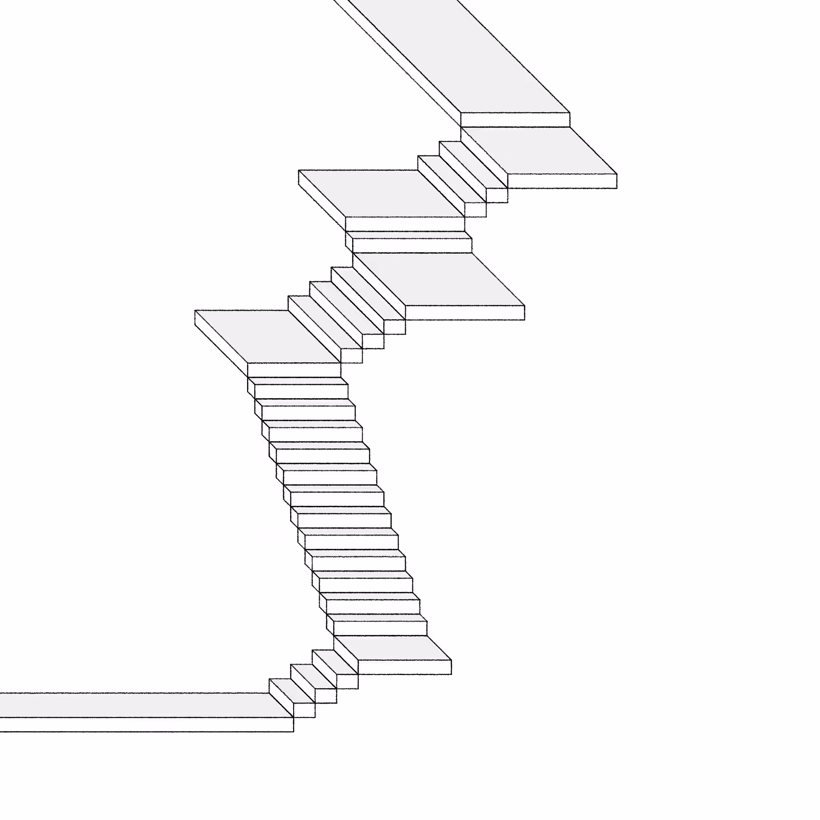Stairs in a room #125