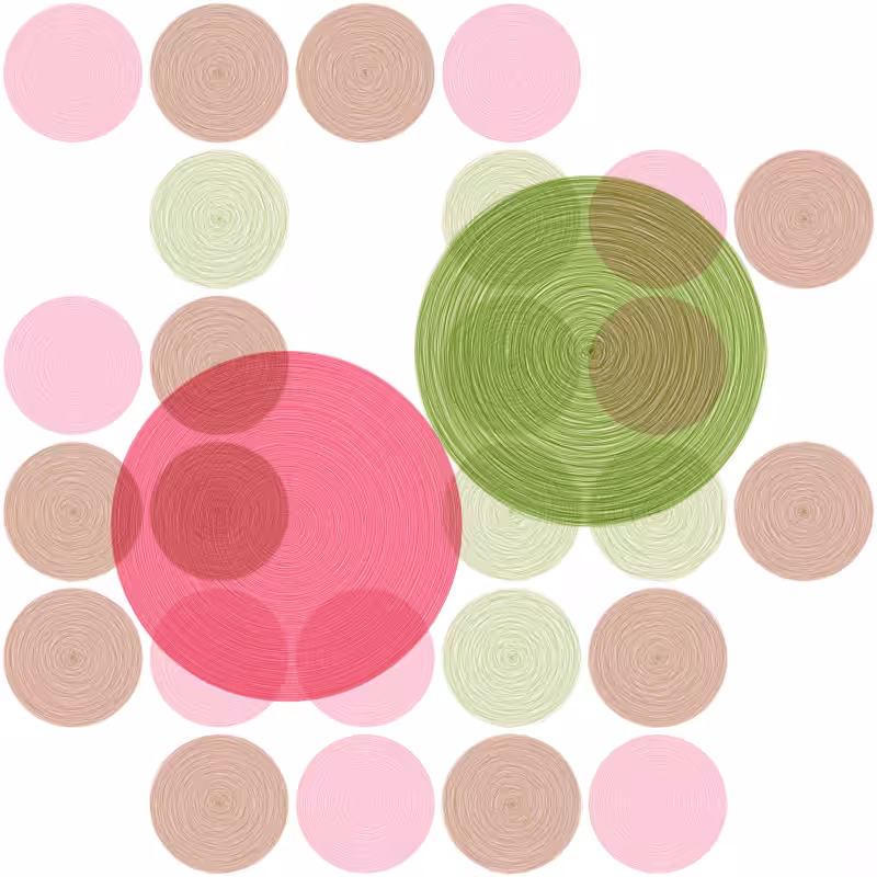 Brushed Circles #21