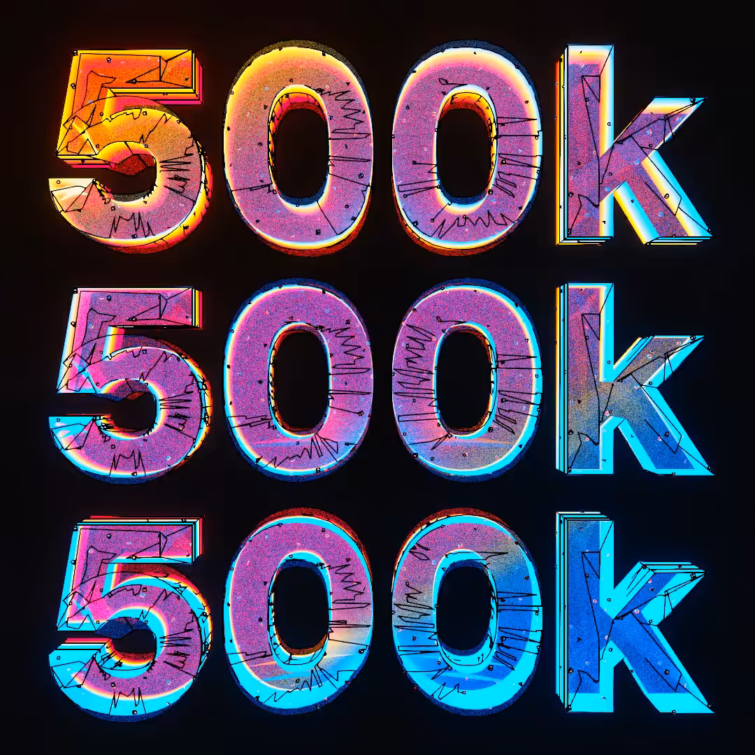 500k! 500k! 500k!