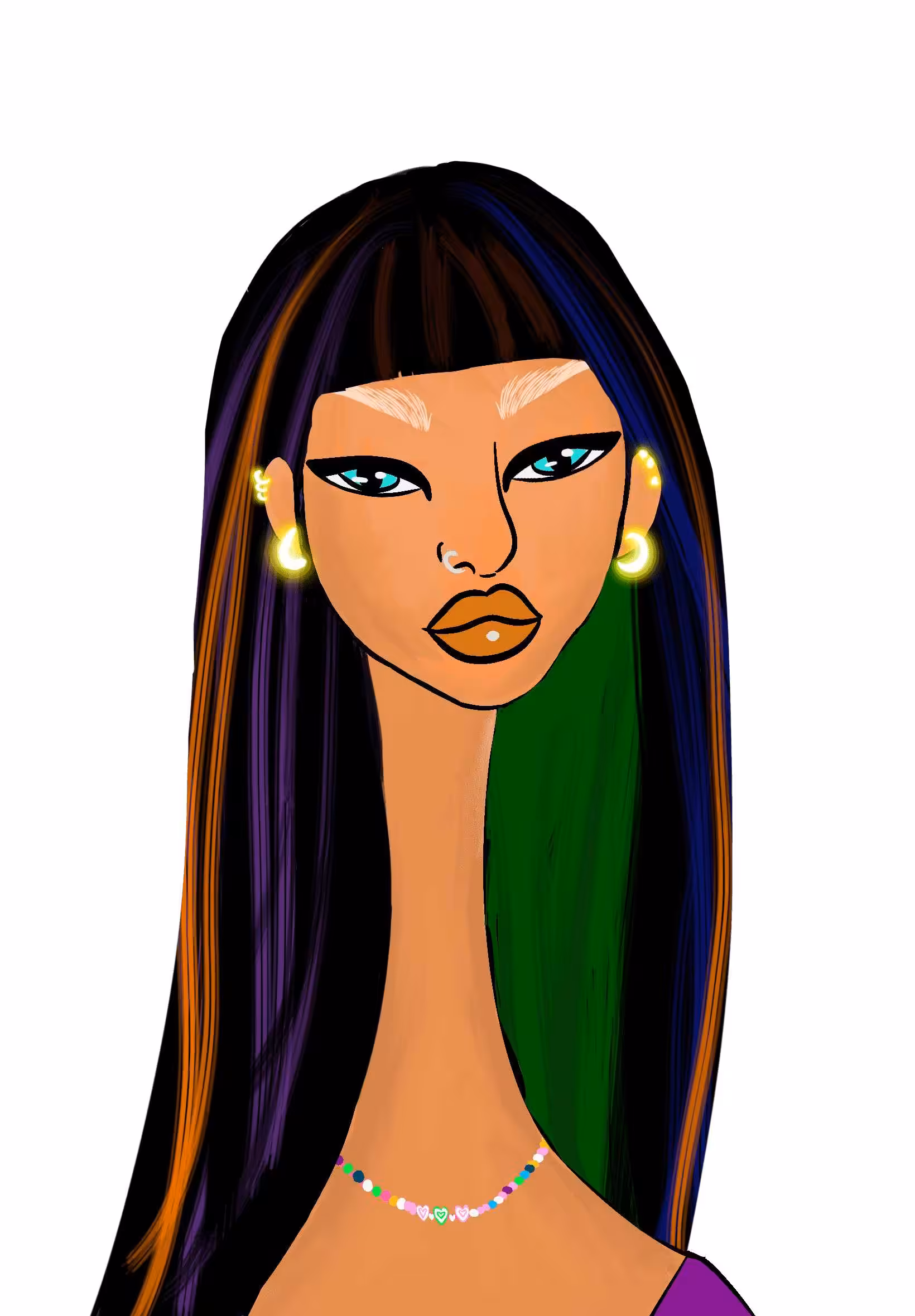 Long Neckie Ladies: Long Neckie Lady #3283