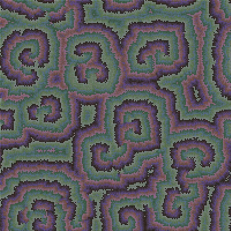 Reaction Diffusion Cellular Automata #31