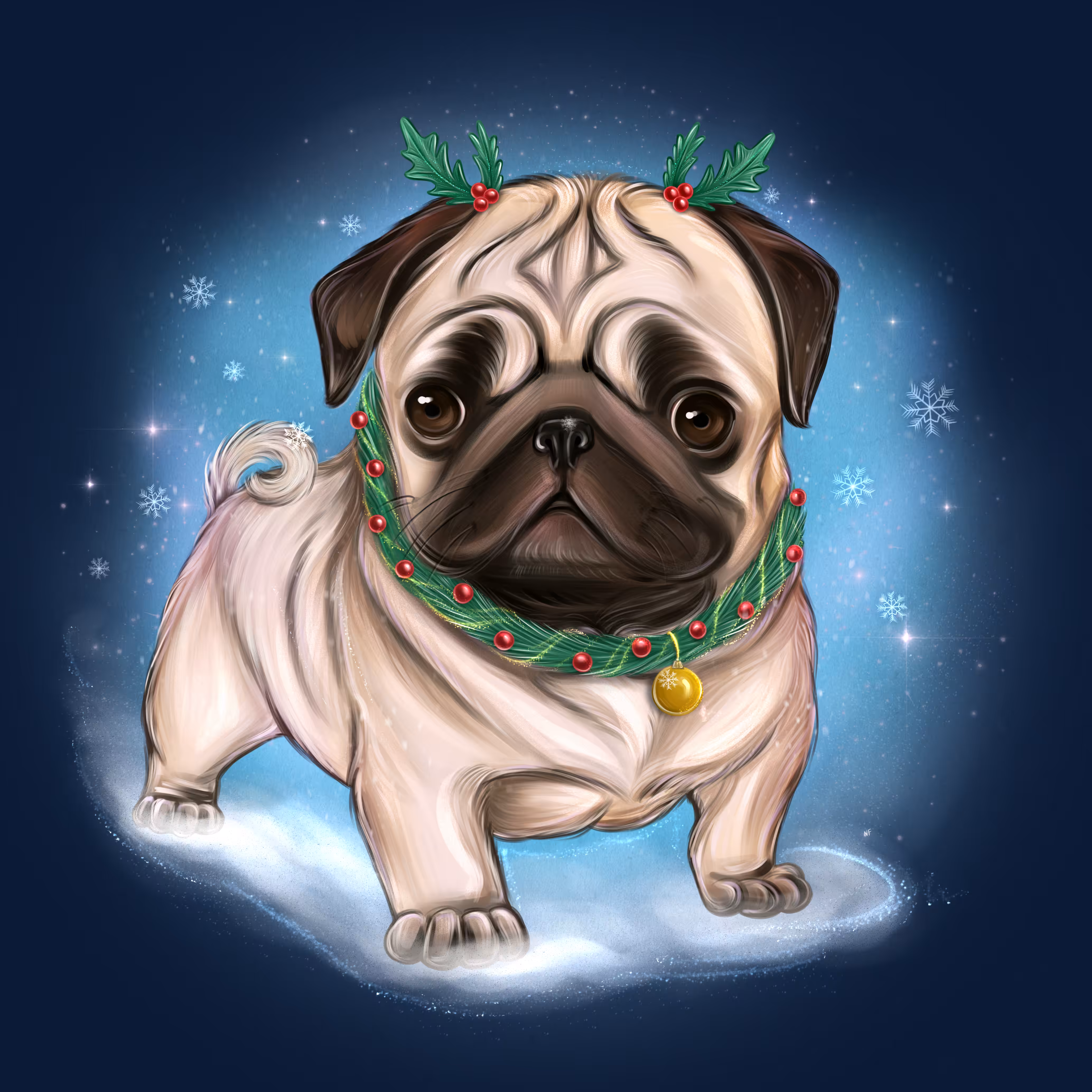 Christmas Pug 🎄