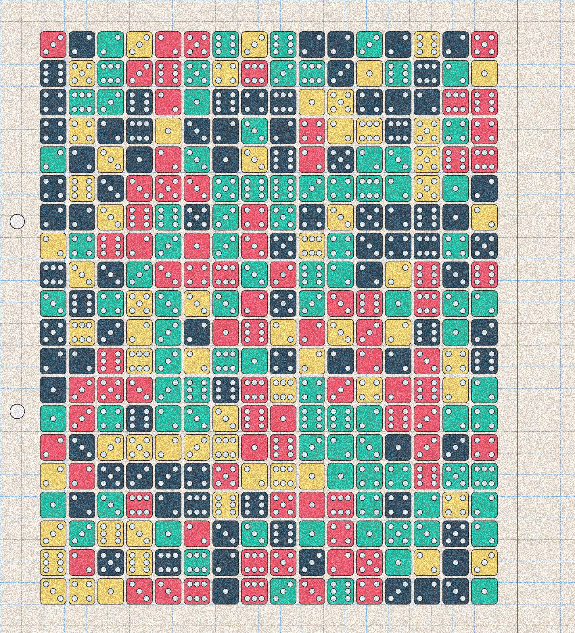 sketchbook page 6: dice roll #4
