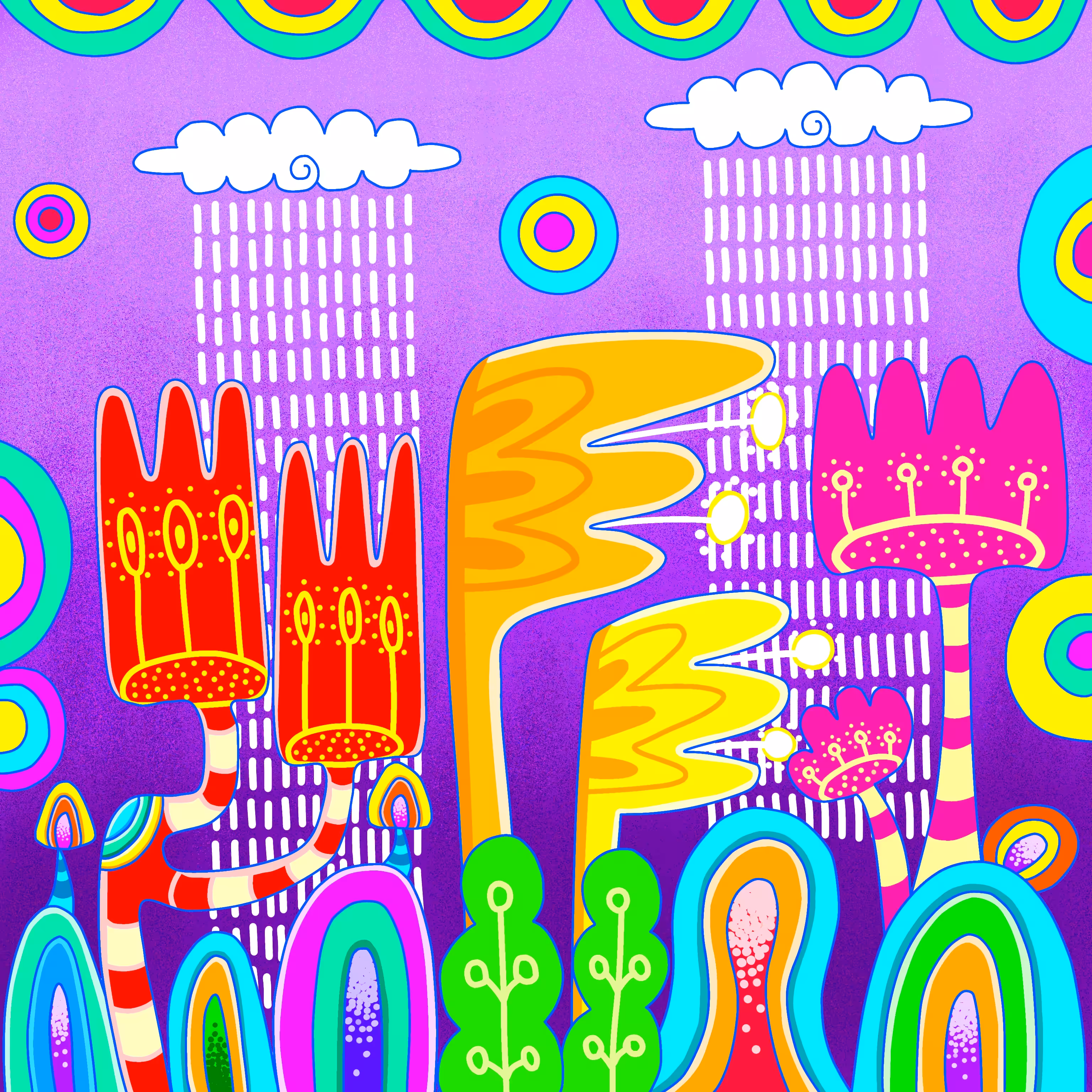 Imaginative lifestyle to lines and colorful.#76