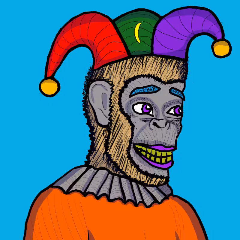 Clown Ape Club Tezos Ultra Superior-CACTUS #14
