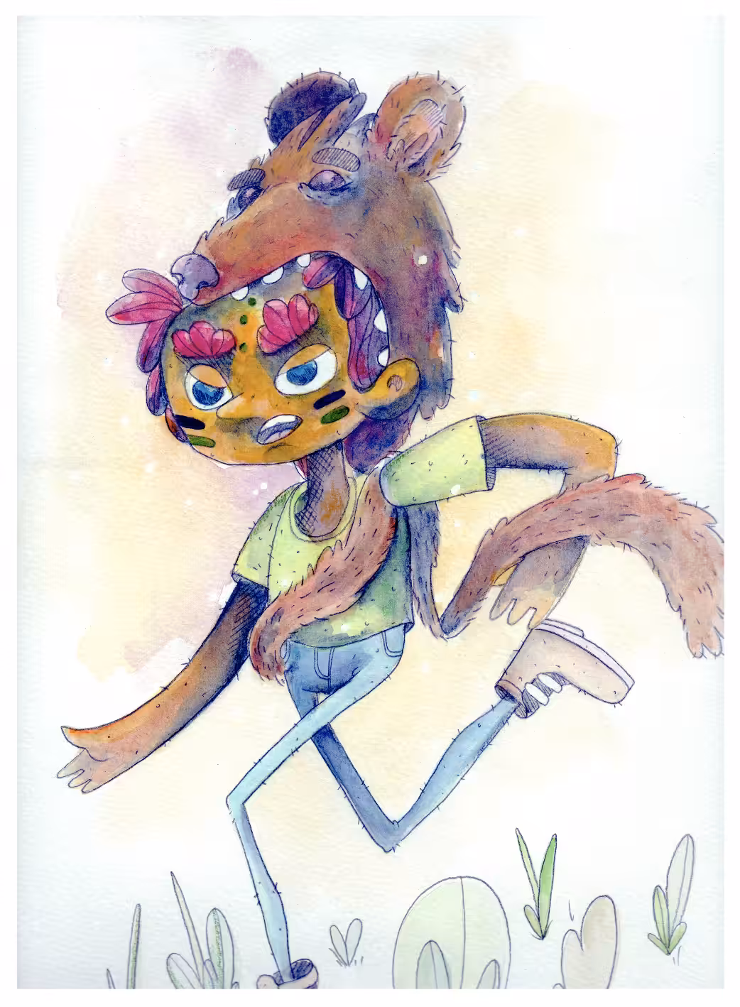 Bear watercolor