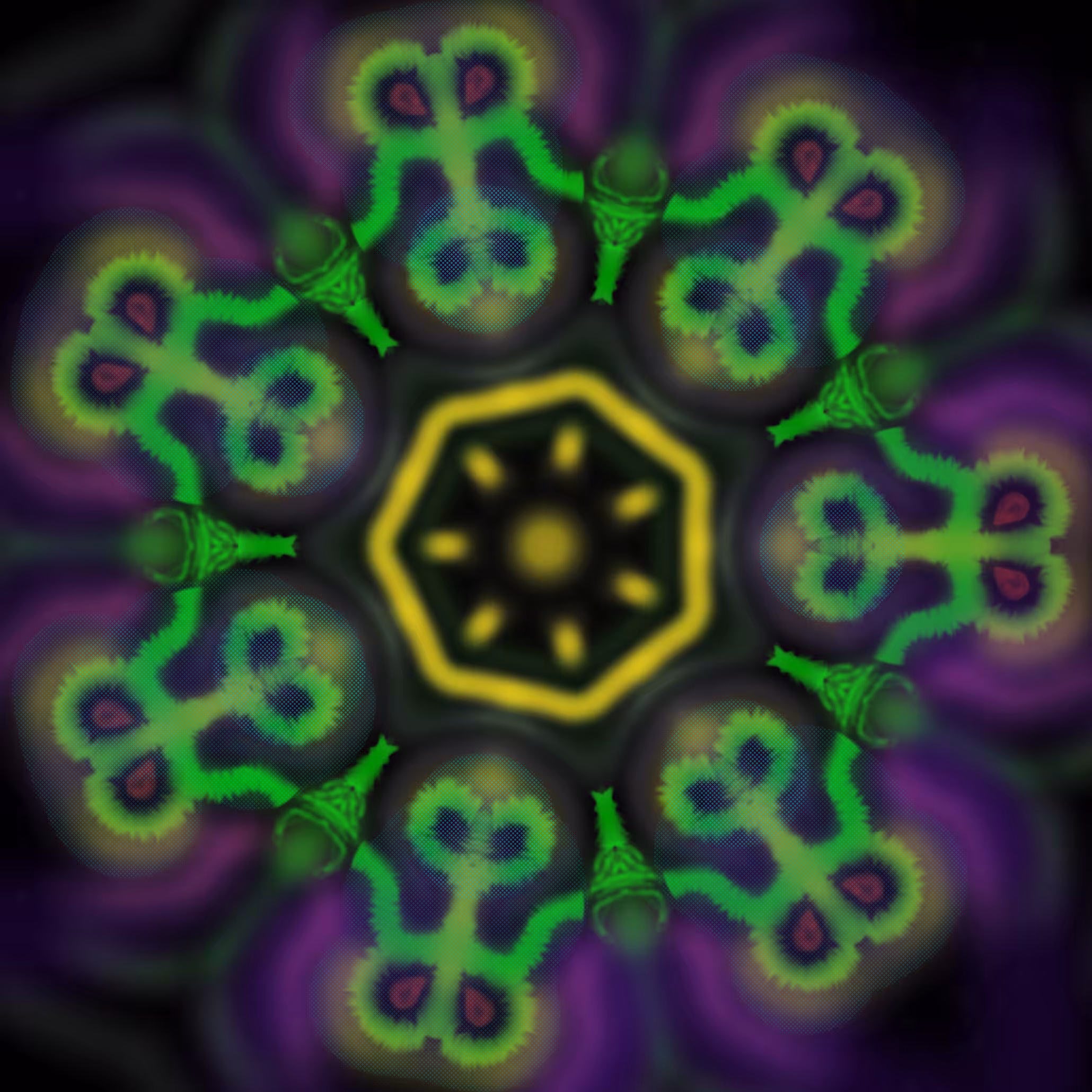 7 Little green Men