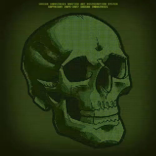 💀06 | CGA SKULL 01 | Human