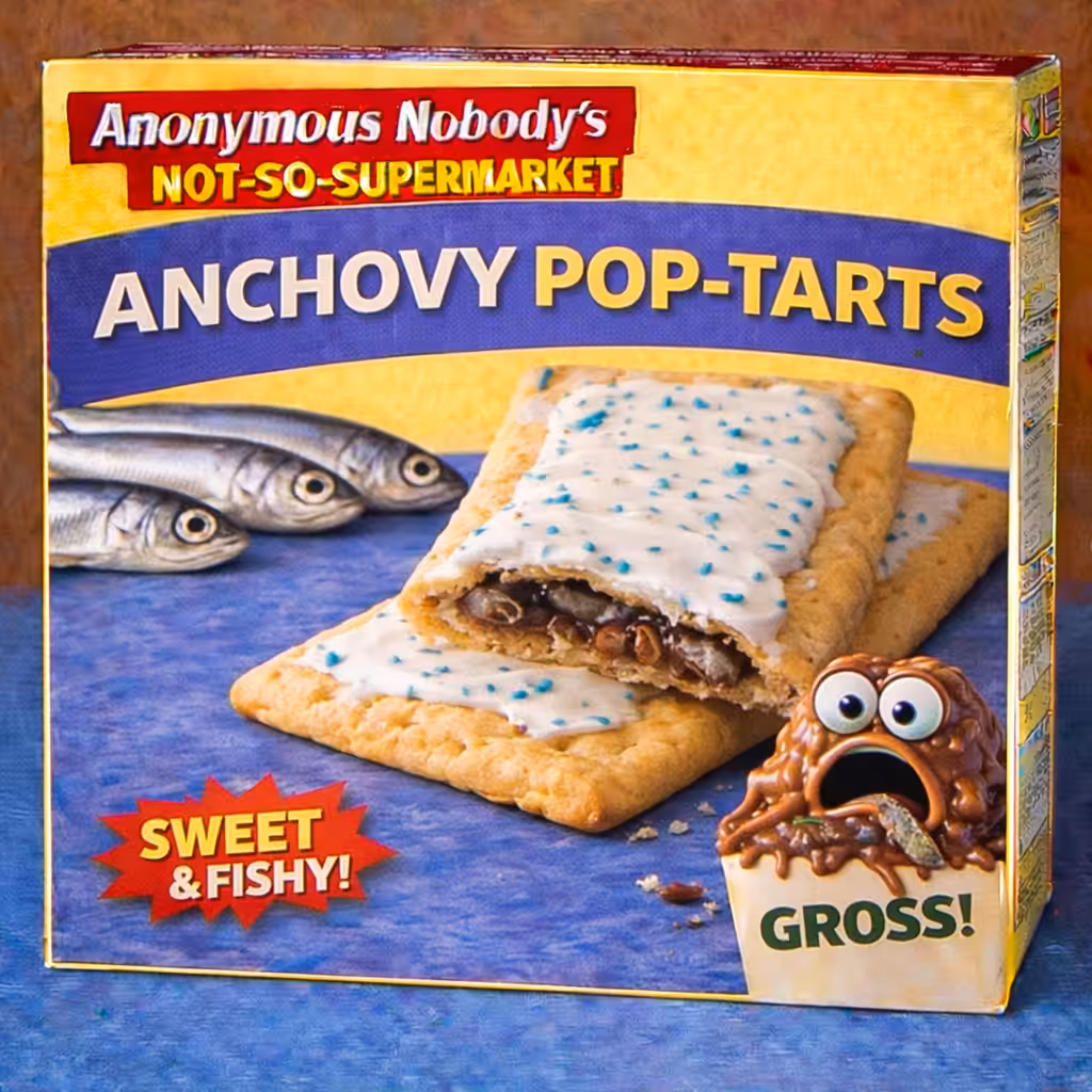 Anonymous Nobody’s Not-So-Supermarket: Anchovy Pop Tarts
