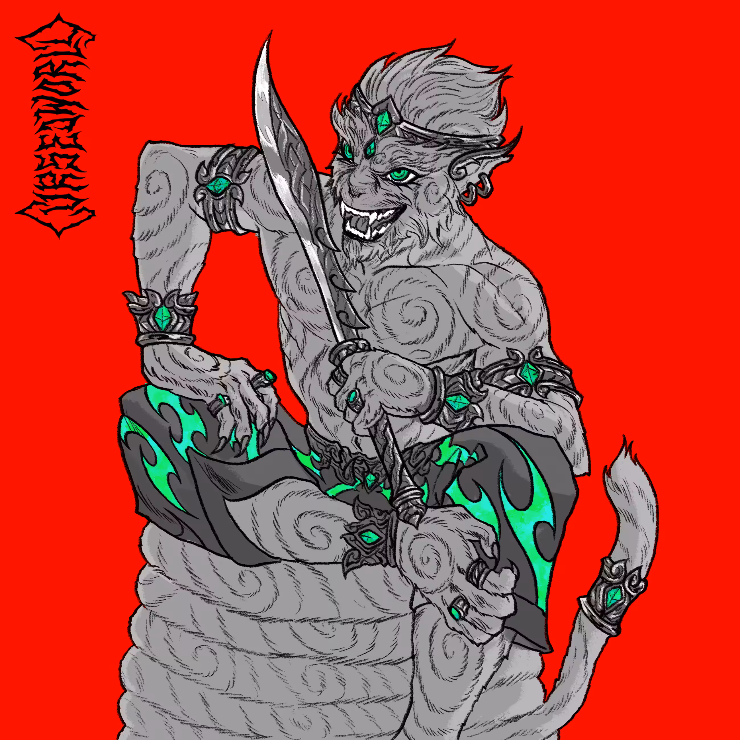 [Cursed World] Angad [अङ्गद] monkey warrior