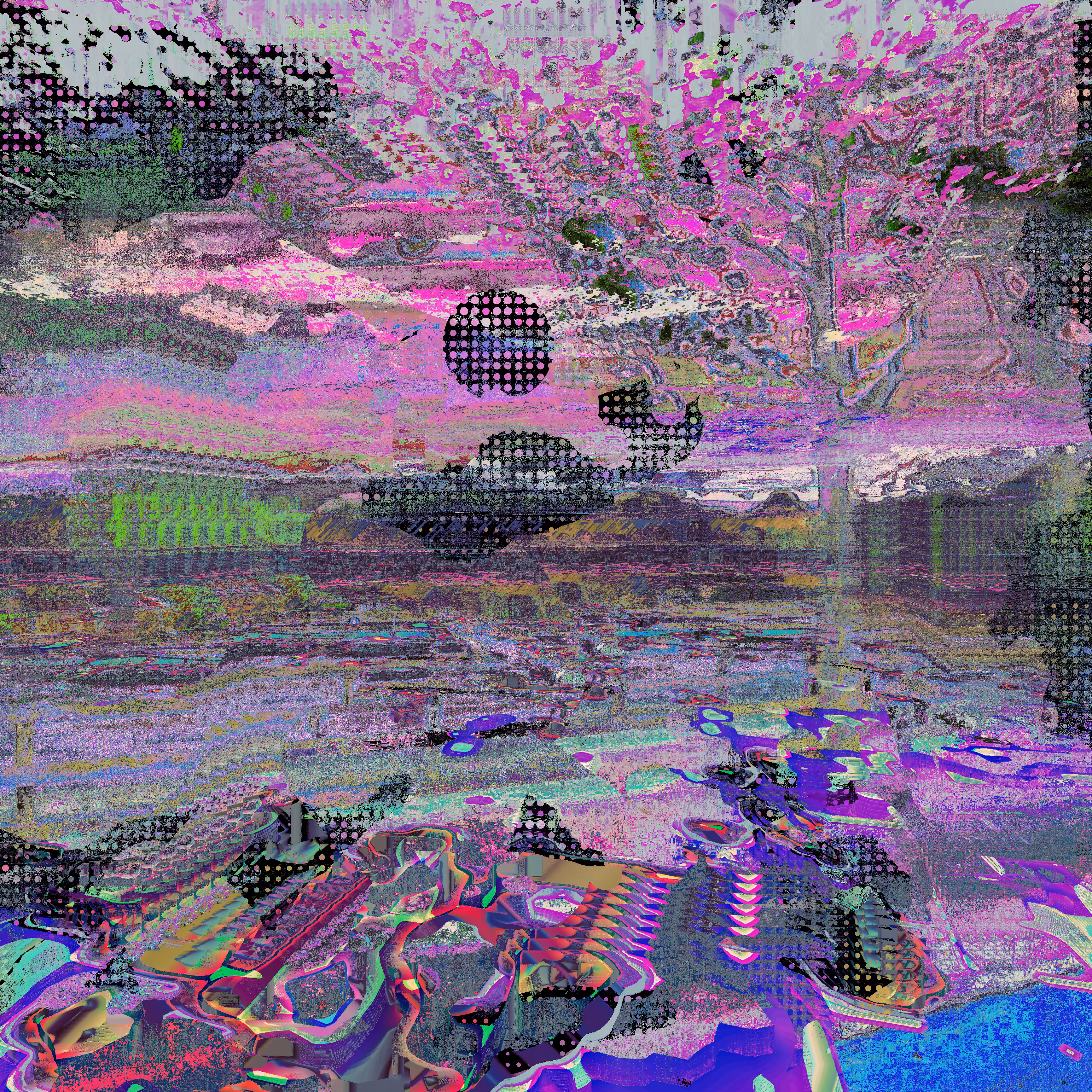 A very glitchy landscape