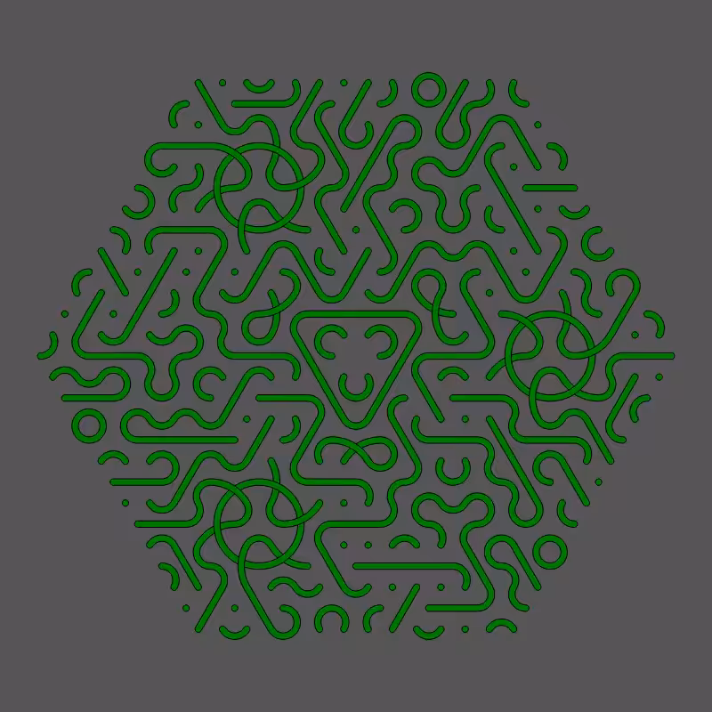 Threefold Symmetry - Dark Variations #344