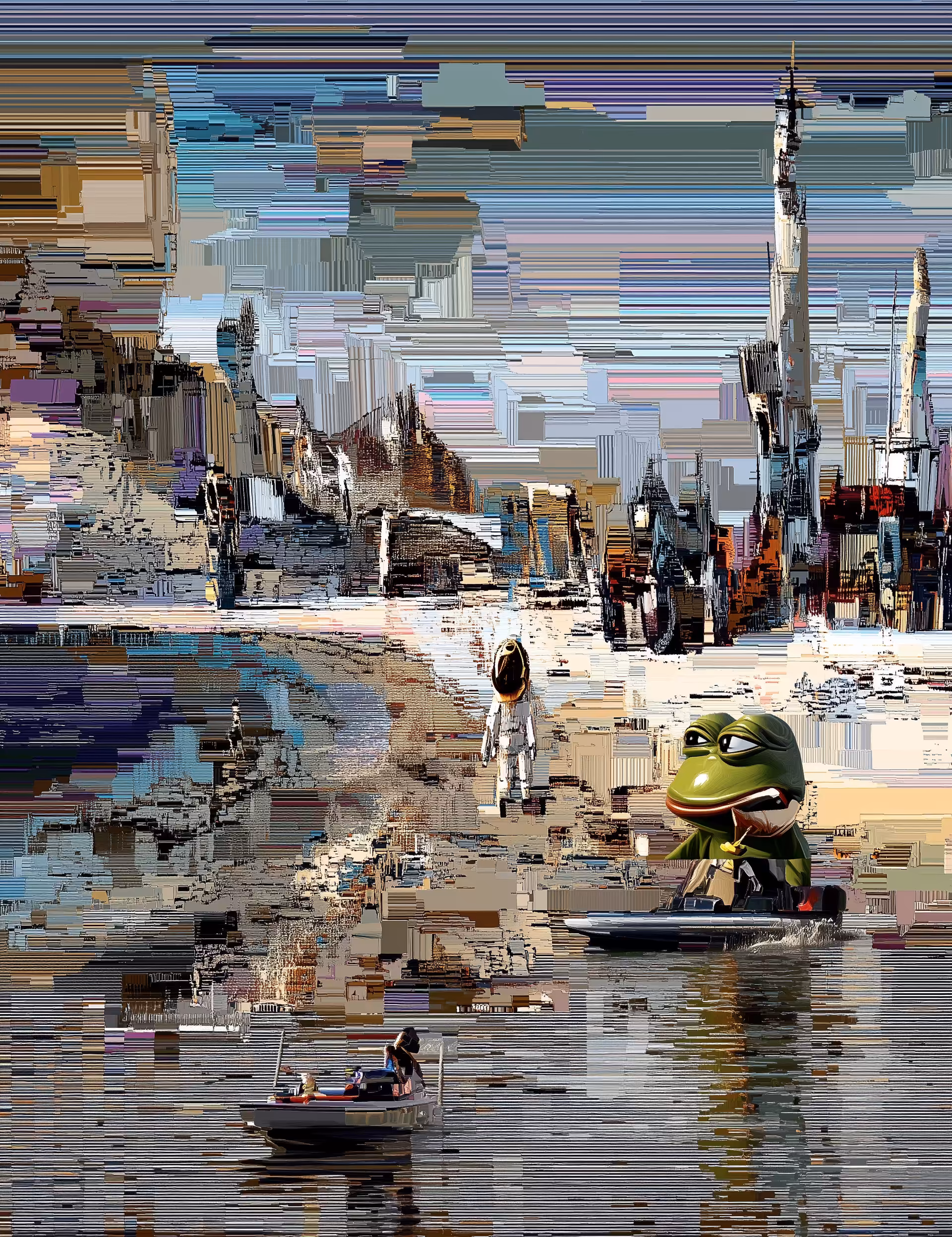 Pixel Pepe The Frog: Pepe Takes the Thames