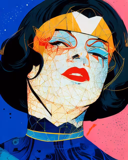 Lady distortion : Lady Pop art